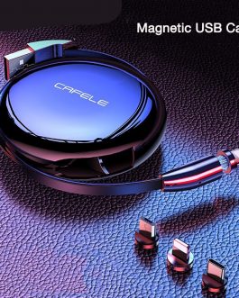 retractable magnetic charging cable