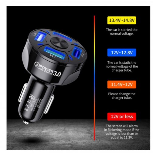 4 port fast car charger