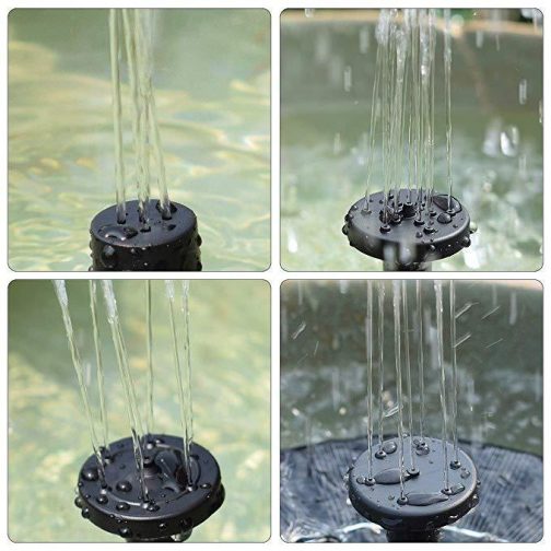 mini solar water fountain