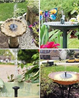 mini solar water fountain