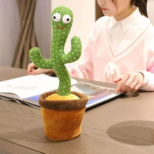 cactus plant stuffed with plush