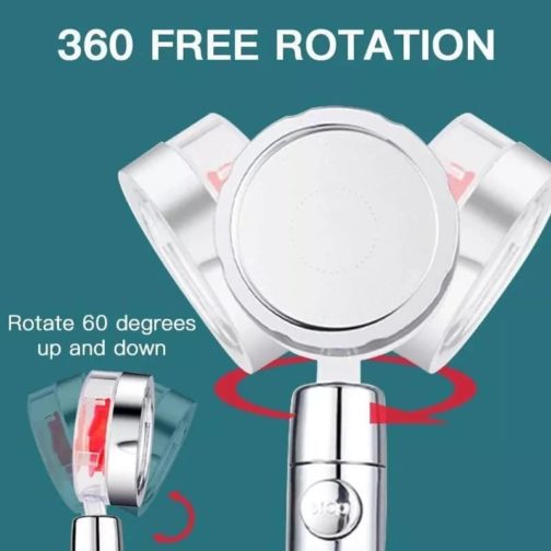 High Pressure Shower Head 360 rotation